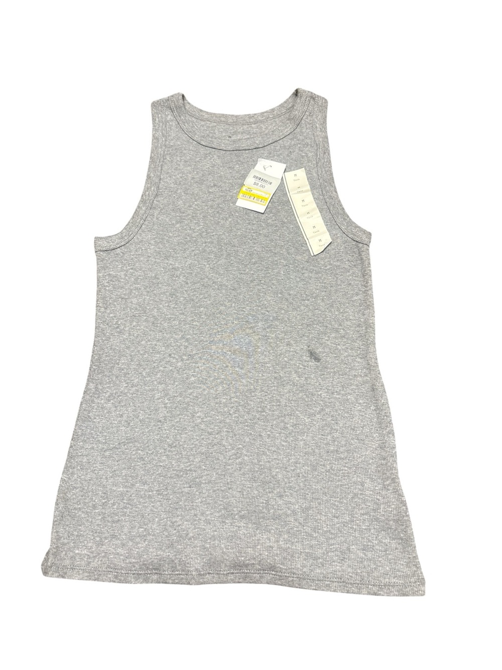 a new day Girls' Heather Grey Tank Top - Sleeveless Knit